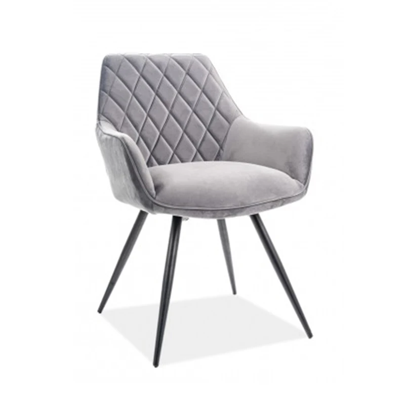 Modern Dining Chair Artificial Leather And Spraying Legs Optional Color White Legs