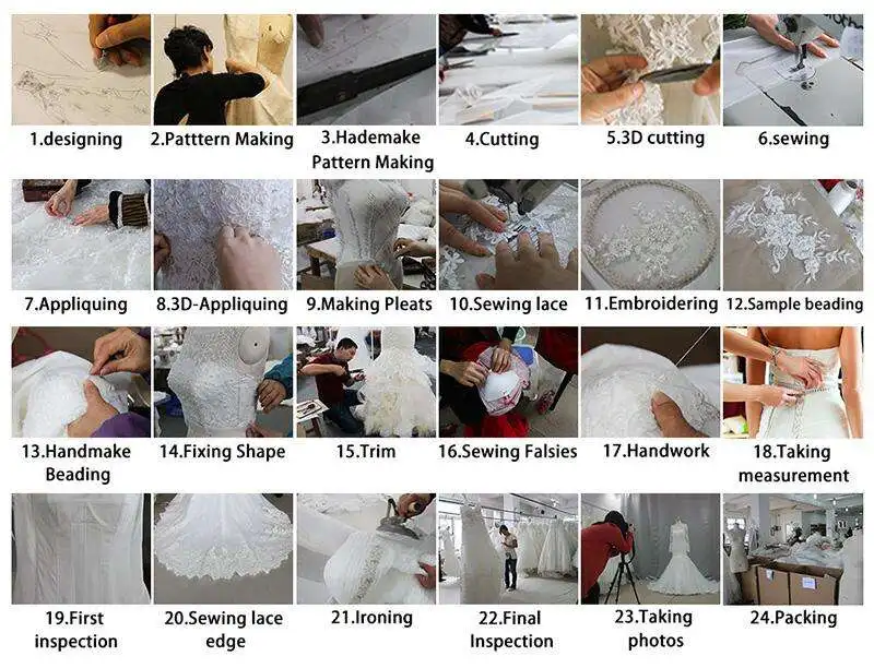 Lace Vestido De Novia Modest Custom Wedding Dresses