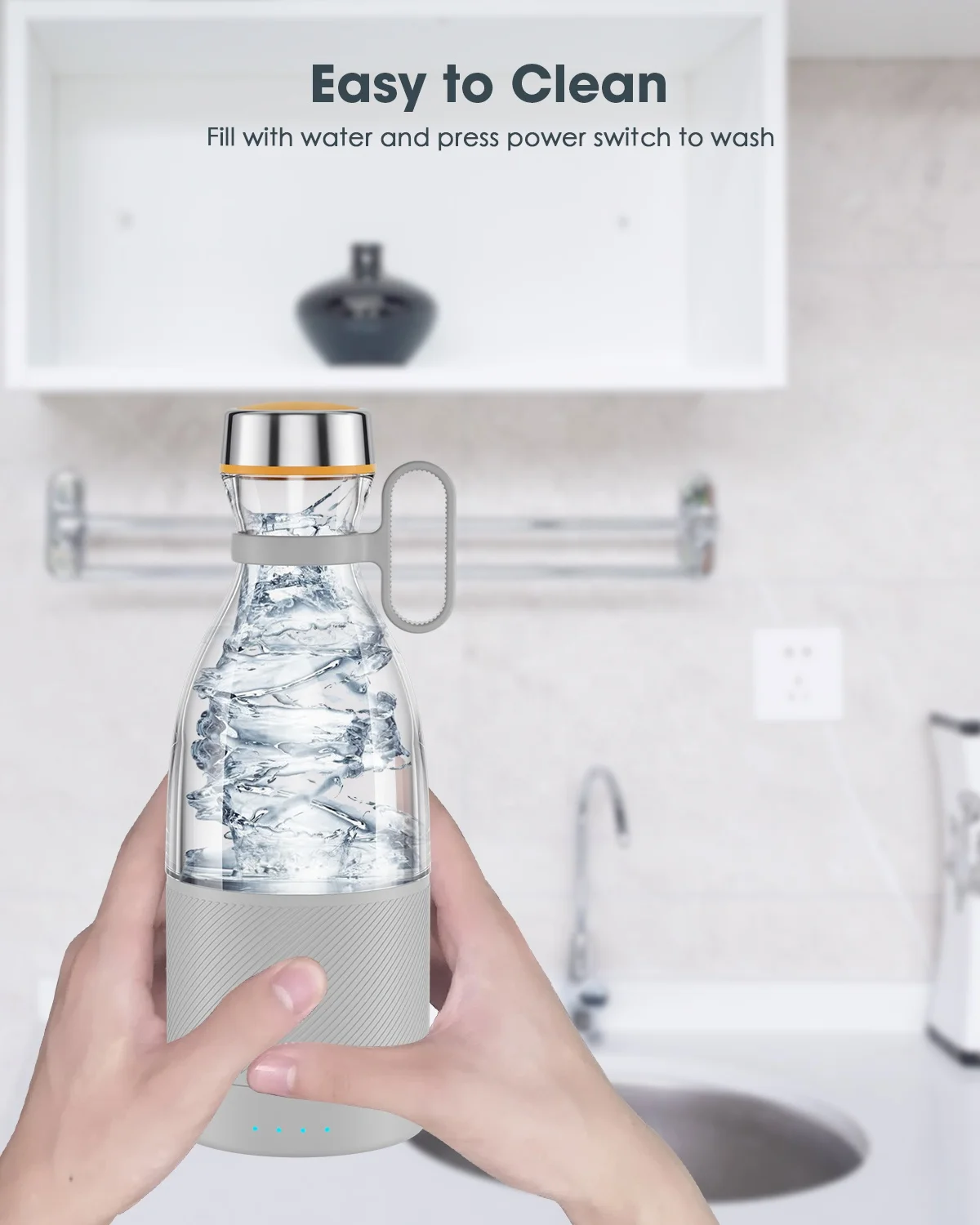 Manufacturer Direct 450ML Large Capacity Juicer Blender Portable Blender Juice Bottle