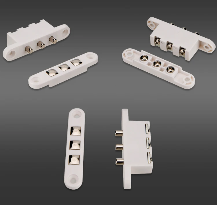 Tappet Contacts Electric Power Transfer Door Loops on Door and Door Frame Without Wires