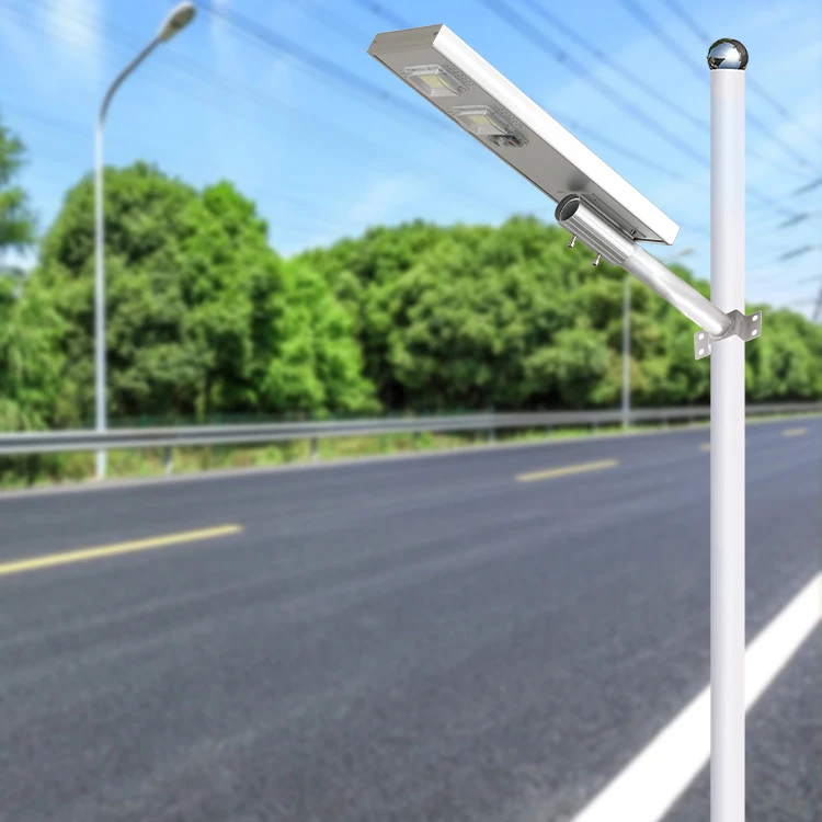 100W 200W Battery Power Panel Lights System Outdoor Dimmable Integrated Led Solar Street Light