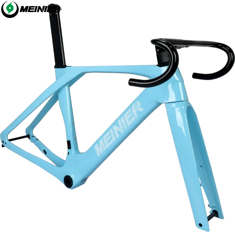 Disc Brake Road Bike Frame Carbon Bicycle Frame BSA T47 BSA T47 Di2 Chameleon Color Frame