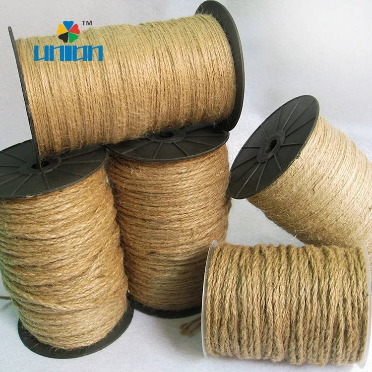 Wholesale DIY crafts gift box packaging rope diameter 1.0mm 1.5mm twisted Jute Cord