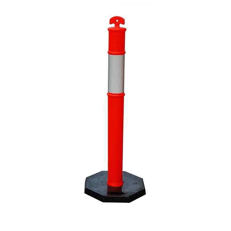 Chixin T-Top Traffic Delineator Post Flexible Plastic Bollards