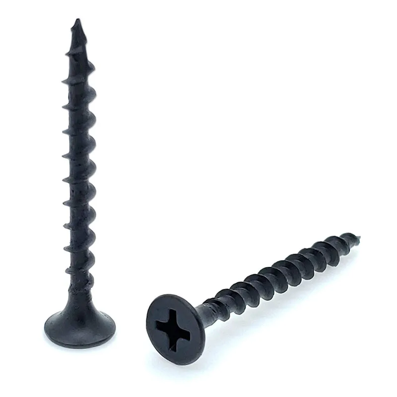 Manufacturer wholesale professional custom black phosphate drywall screws