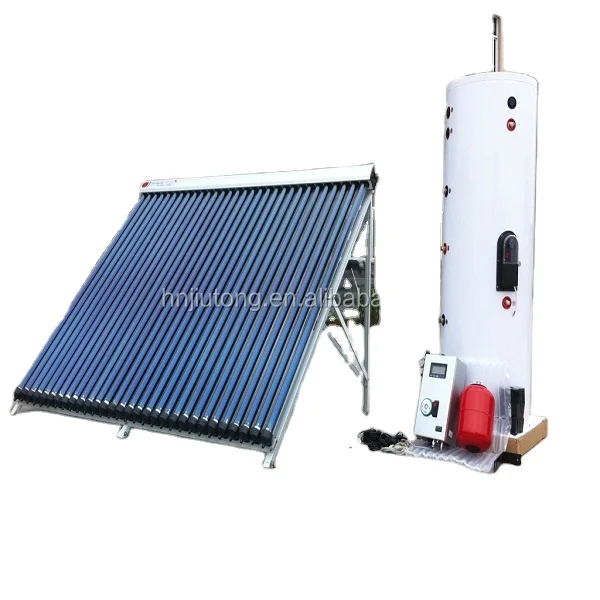 Split high pressure solar water heater, bio energy water systems
