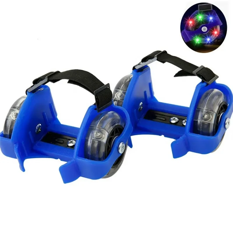 Adjustable Simply Durable Roller Skating Shoes Wheeled Lightweight Flashing LED Roller Skate