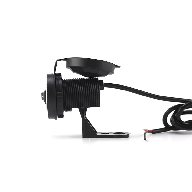 Двойное зарядное устройство Usb для мобильного телефона для мотоцикла Зарядное устройство для телефона со светодиодной подсветкой