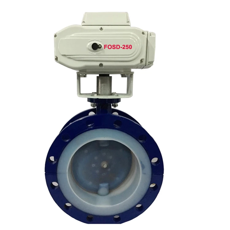 DN50~DN300 Electric Actuator Flange Butterfly Valve for Water Butterfly Valve DN80 Flange Connection Price
