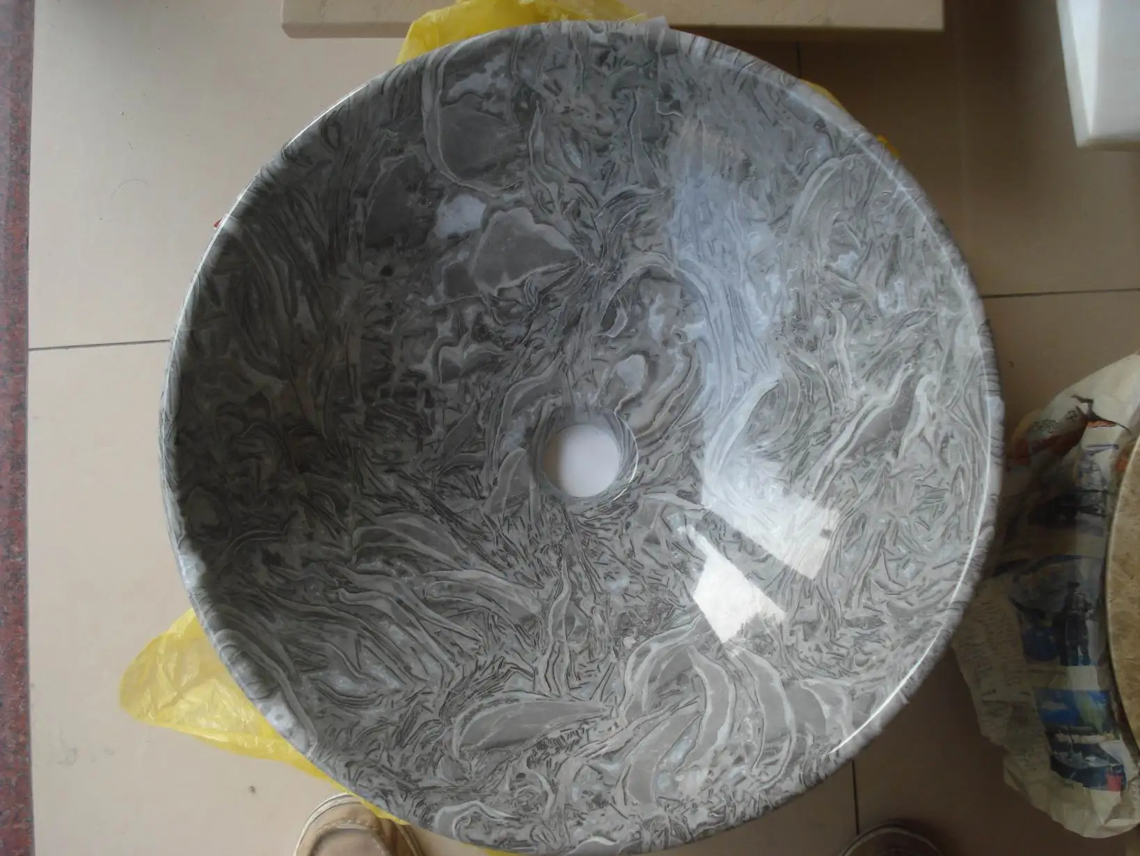 Natural Red/Black/Beige/White Marble Basin in Kitchen Bathroom Wash Art Stone Sinks Toilet Vanity Unit