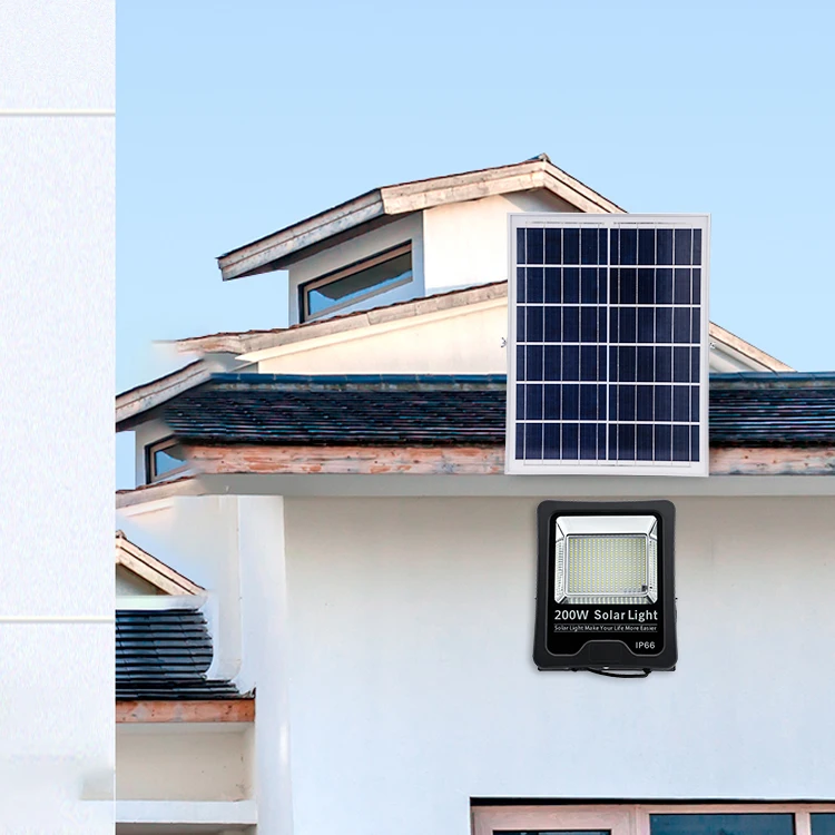 IP65 Long Distance Outdoor Commercial Focus Floodlight 200w 300w 400w 500w Solar Powered Led Chip Flood Light