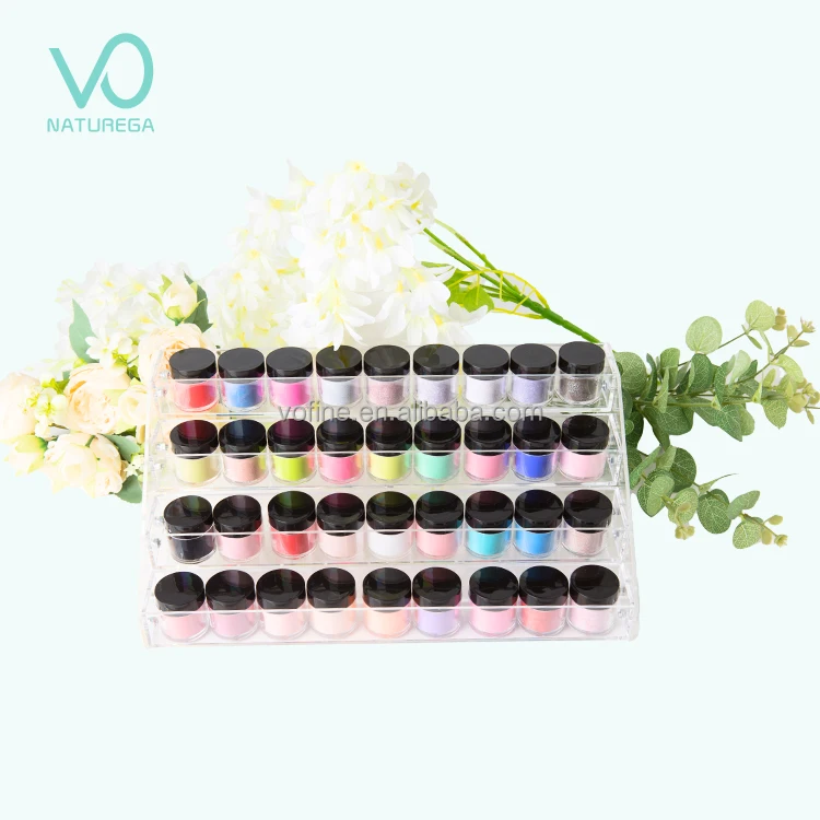 [VO powder] china supplier new 36 colors nail dipping nails powder kit high quality powder dip nails set private label