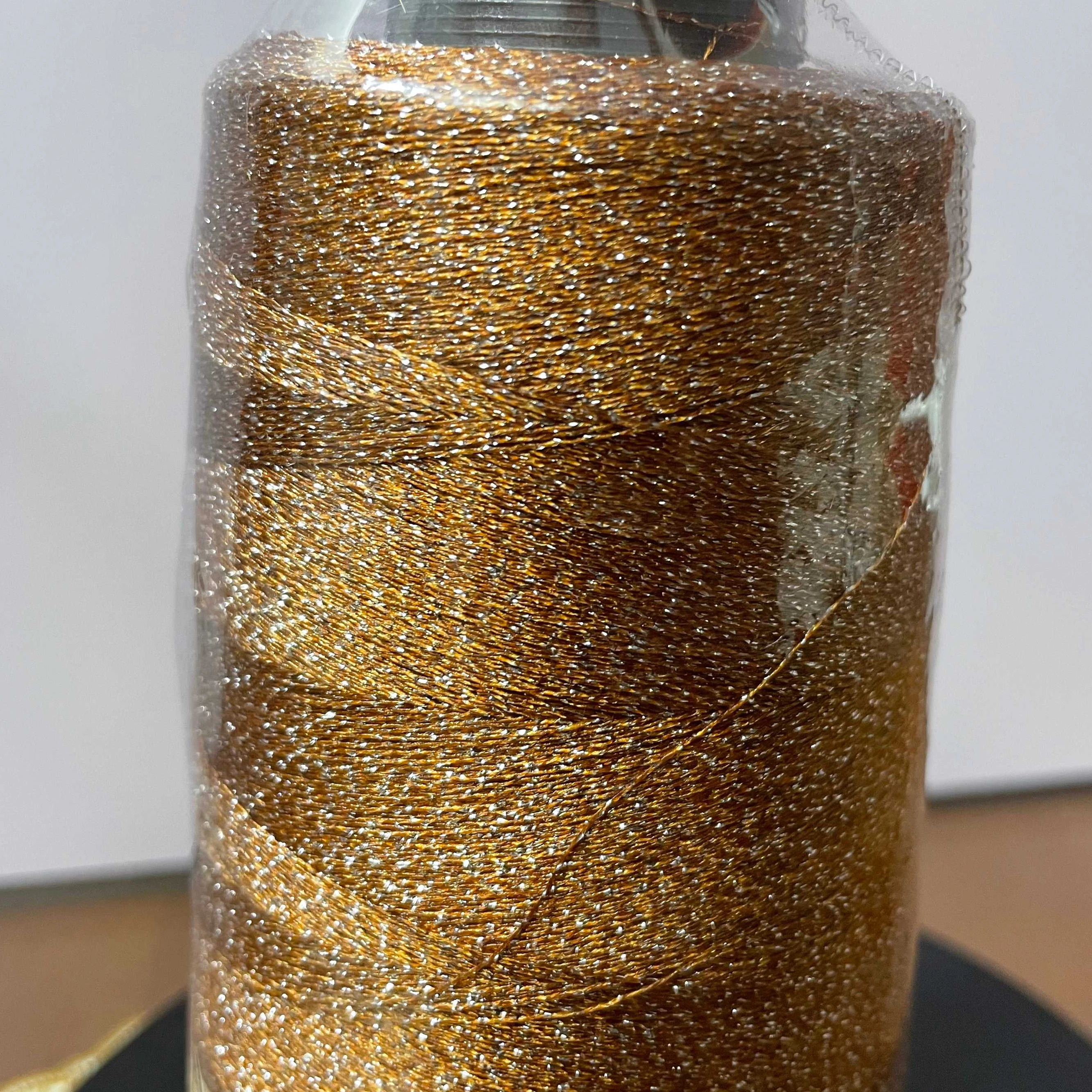 Wholesale recycle polyester yarn with grs certificate DTY FDY polyester yarn for woven label