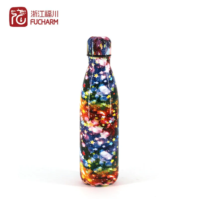 
Stainless Steel Vacuum Insulated Leak-proof Sports Water Bottle Double Walled Reusable Metal Cola Shape Thermos 