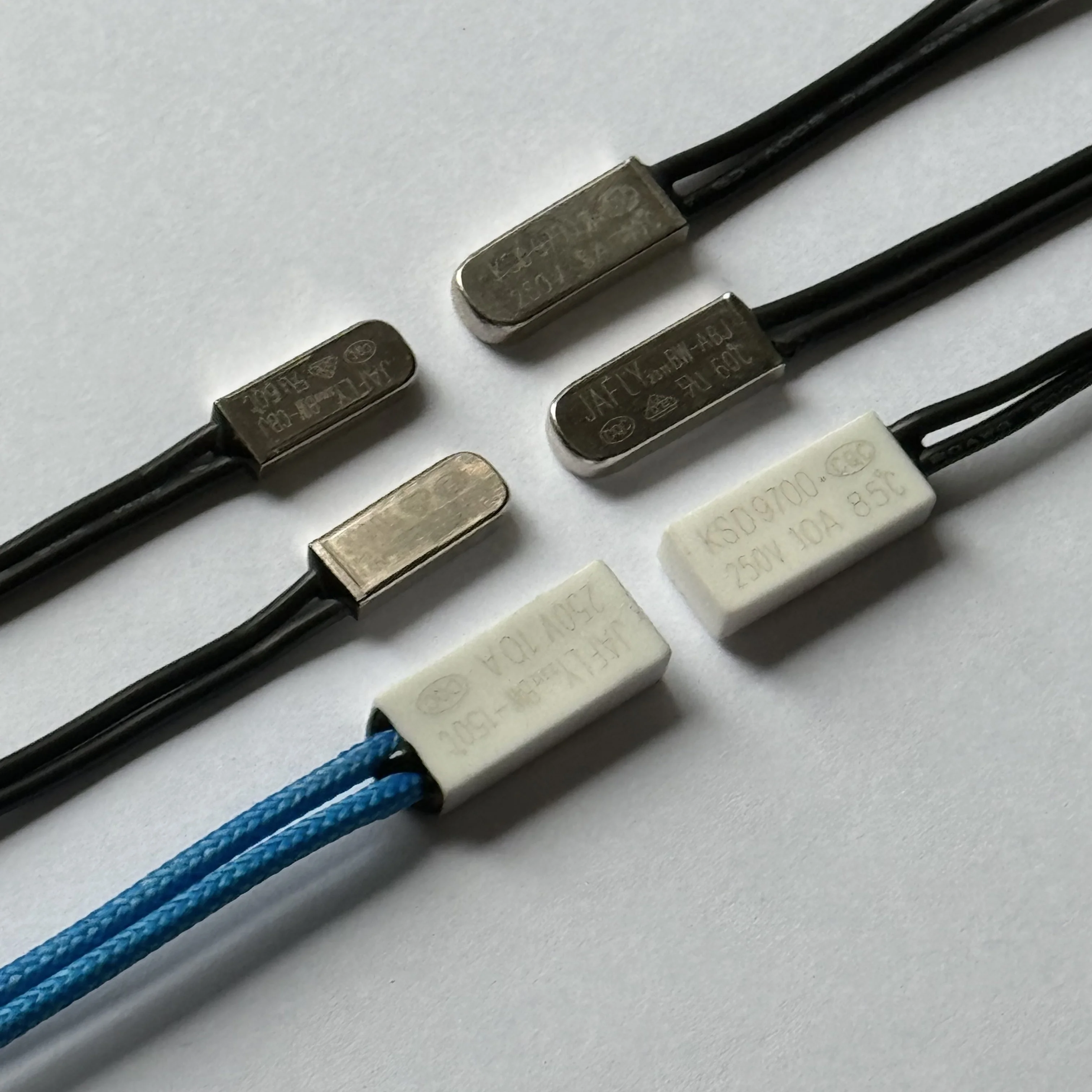 JIHUI Replace Overload Reset Temperature Switch Thermal Cutoff Switch Thermnal Cutout Switch for Fan Motor