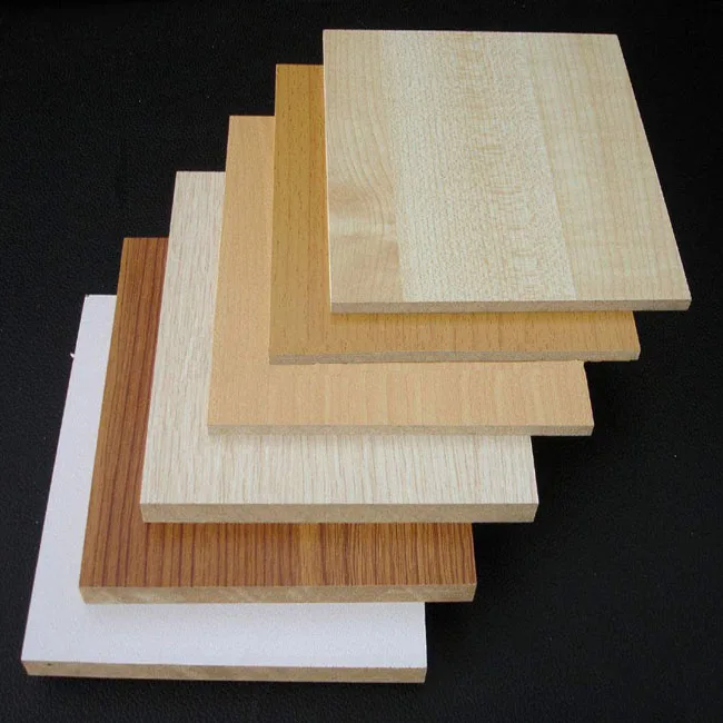 Hot sell Melamine faced MDF board for flooring wall panel