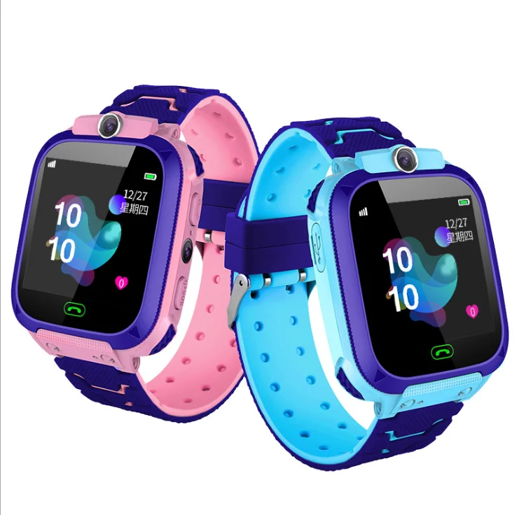 Q12 smart watch kids with Android reloj inteligente alarm waterproof phone call wrist kids smart watch with GPS video SIM card