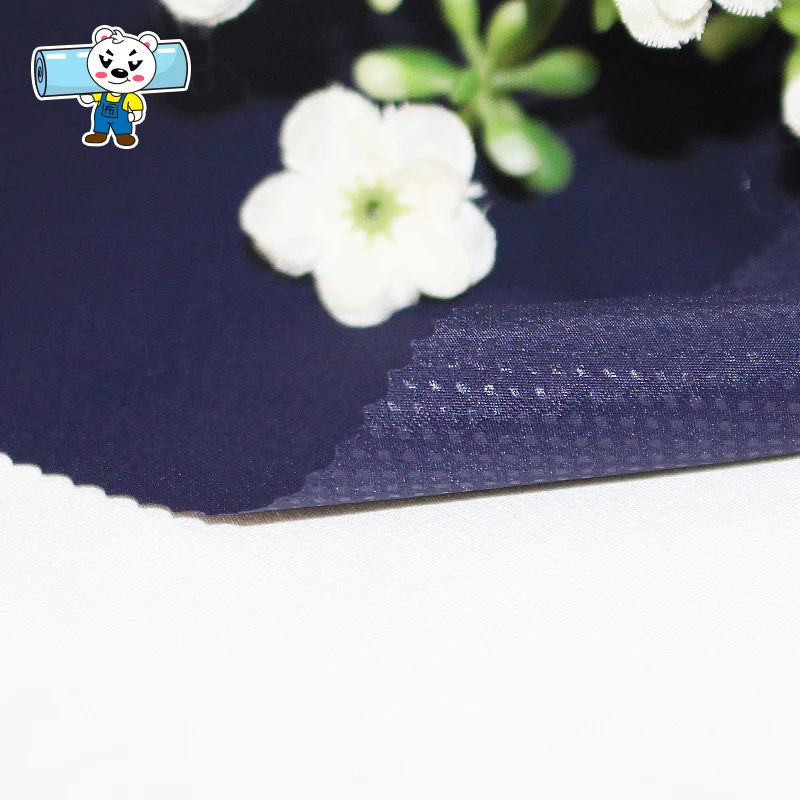 
20D+20D*20D+20D 4 way stretch nylon spandex fabric with embossing thin breathable waterproof and comfortable 