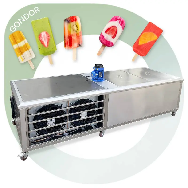 Commercial Automatic Ice Pop Makers Equipment Small Mini Ice Lolly Popsicle Make Machine