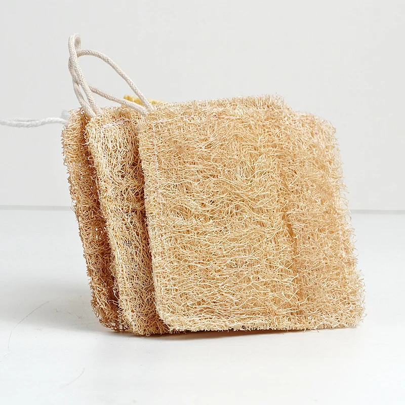 Оптовая продажа губка для мытья посуды натуральная чистая loofa lofa 100%