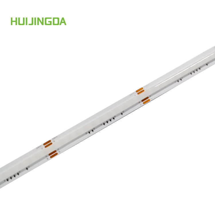 High Density 12v 24V 10mm FPC IP20 576leds/m 14W/M RGB Flexible COB LED Strip/Smart Strip Lights