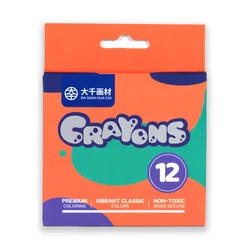 Hot Sale Non Toxic multi 12 color Smooth Bold Colors Toddlers Crayons Drawing Learning Kids Crayon Pen Set Crayon