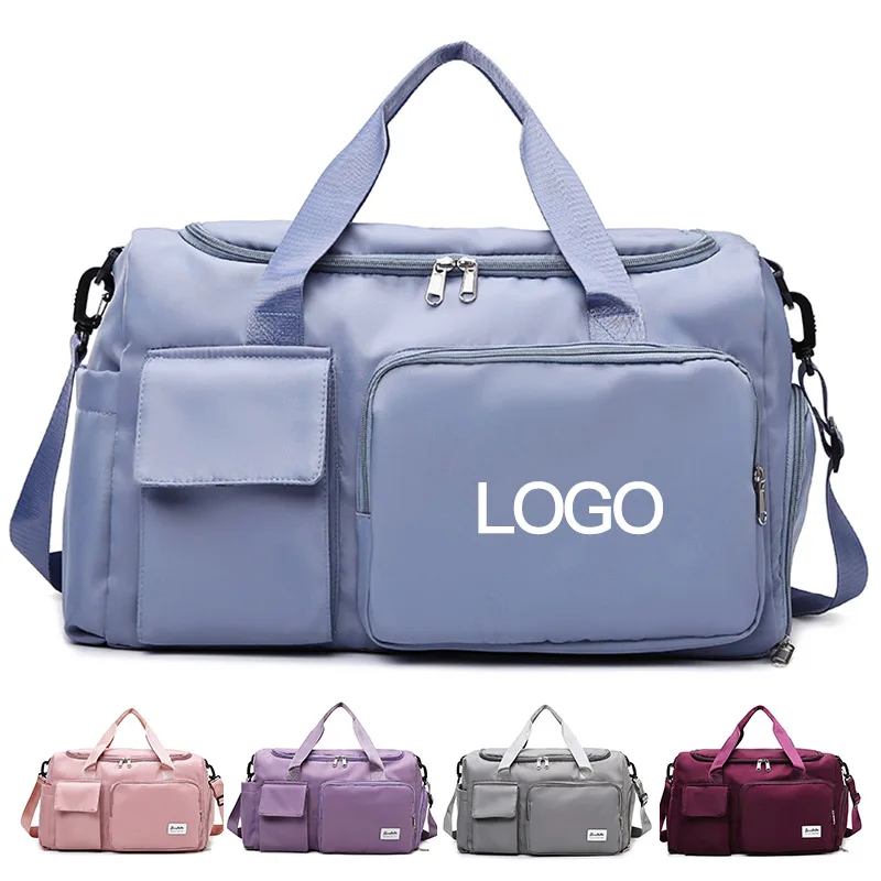 Hot Sale custom weekend organizer waterproof mens shoe outdoor colorful tote cross fitness gym duffel sports duffle travel bag