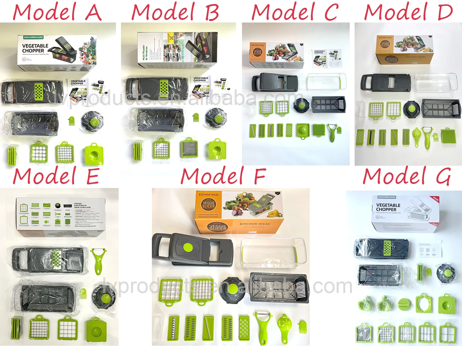 Kitchen Gadgets 2024 Vegetable Food Chopper Onion Choppers Onion Cutter Multifunctional Vegetable Cutter Vegetable Chopper