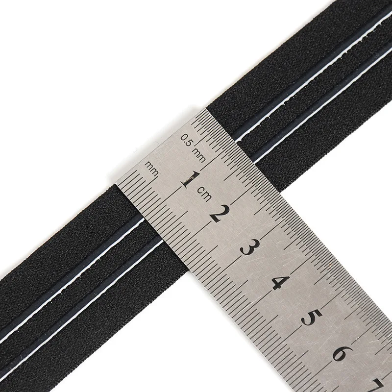 Nylon Silicone Backed Elastic Ribbons Gripper Transparent Elastic Tape Anti Slip Rubber Elastic Band Dots Grip For Underwear