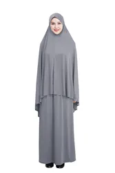 Hot sale fashion hijab dress malaysia saudi clothing abaya muslim dress with hijab