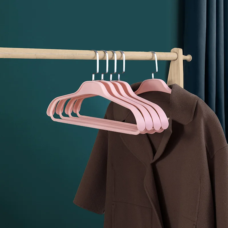 Online Top Seller Lightweight Space Saving Durable Clothes Hangers Laundry Hangers White ABS Plastic Hangers