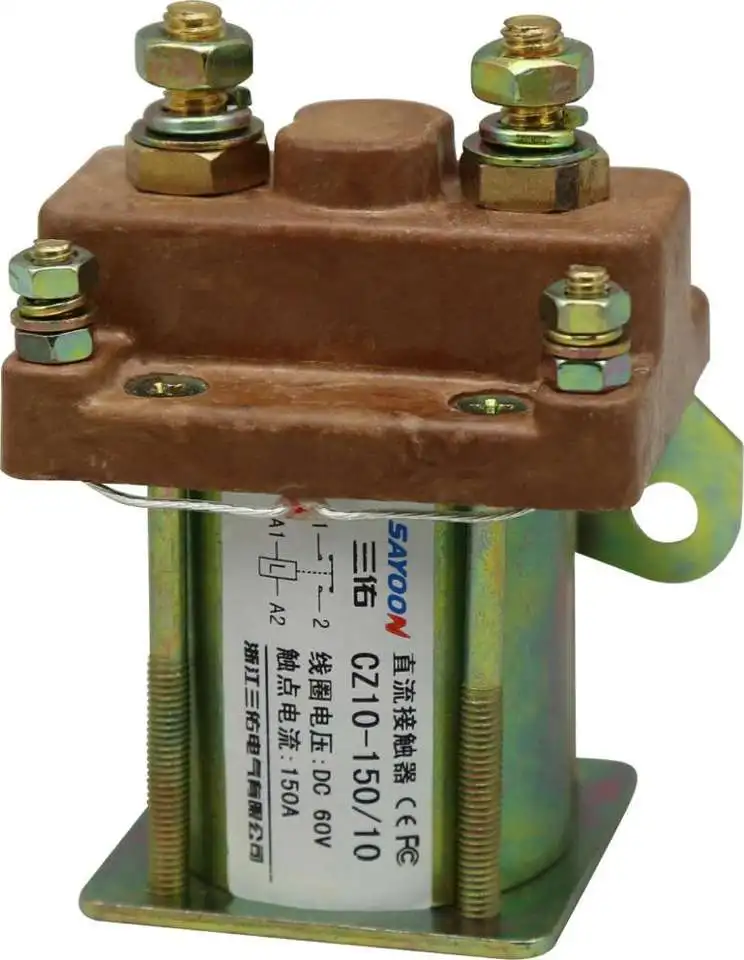 SAYOON  dc contactor Electric control power contactor for moto car 150A Single Pole Dc Contactor  CZ10-150-L