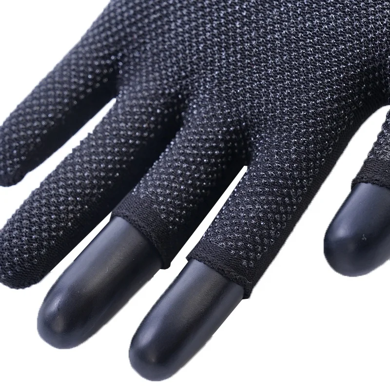 Lightweight half-Finger Slip Breathable Fingerless Work Gloves for Construction Nylon Fitness Cycling Motorcycle Bicycle Gloves