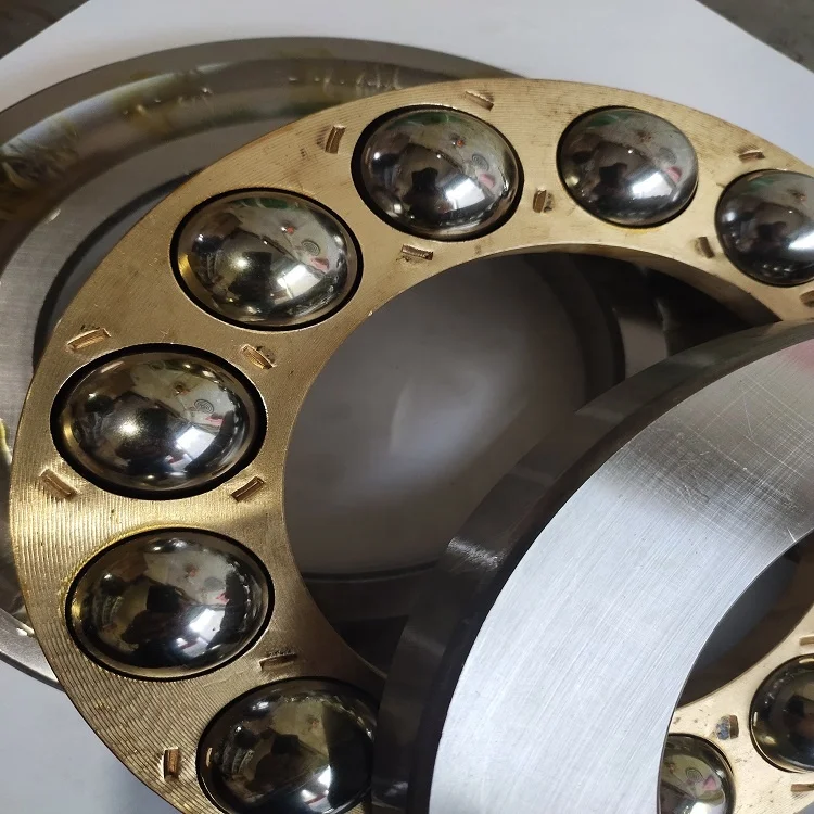 51160 High Quality Miniature Thrust Ball Bearing with Brass Cage