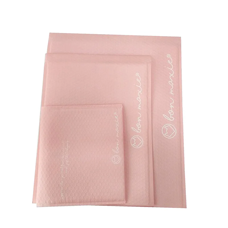 Custom Poly Mailers Logo Printing Mailing Bags BOPP Poly Bubble Padded Mailer Bags