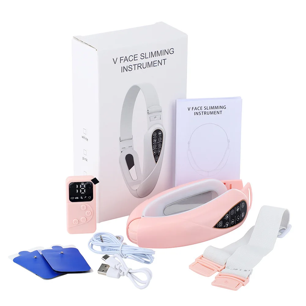 Facial Lifting Slimming Machine Electric V-Face Shaping Massager Vibration Slimming Double Chin Reducer V-Line Cheek Lift Up
