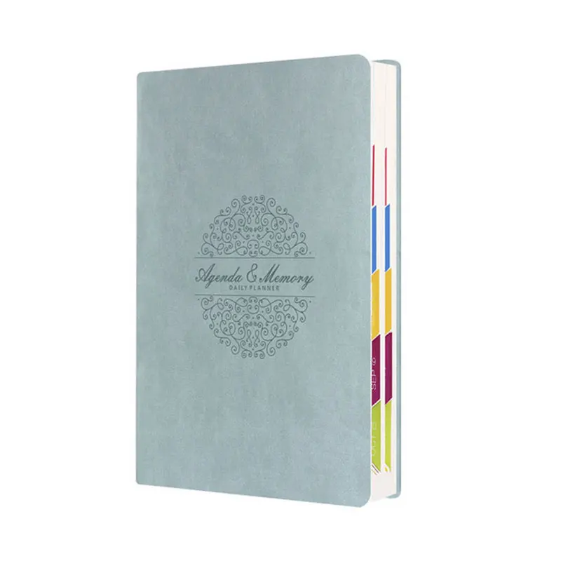 Индивидуальный Органайзер из искусственной кожи в твердой обложке, разделители для планера, планировщик для настройки цели