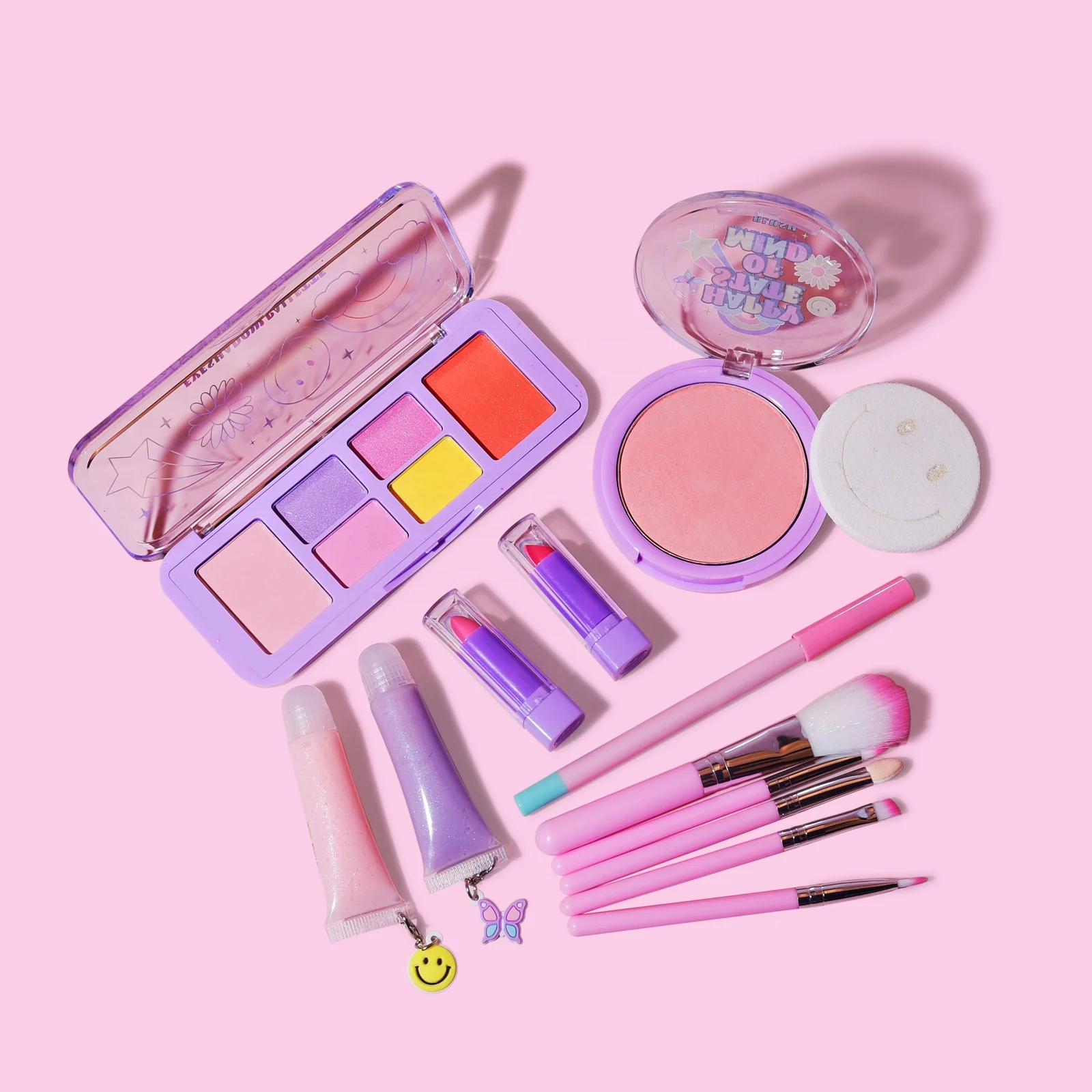 Makeup Gift Sets High Quality Custom logo Non-toxic Talc Free Kids Makeup Set