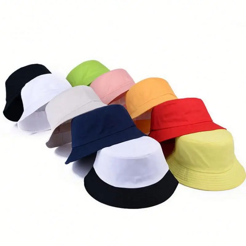 
Hot Sale Summer Outdoor Sun Blank Bucket Hat Polyester 