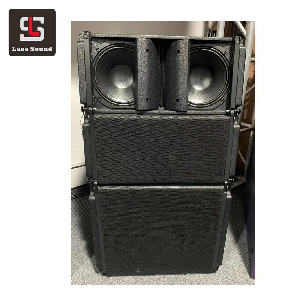 Dual 10 Inch L-VERA20 active line array speakers sonido professional audio  Made of Wooden pa speaker system outdoor concert