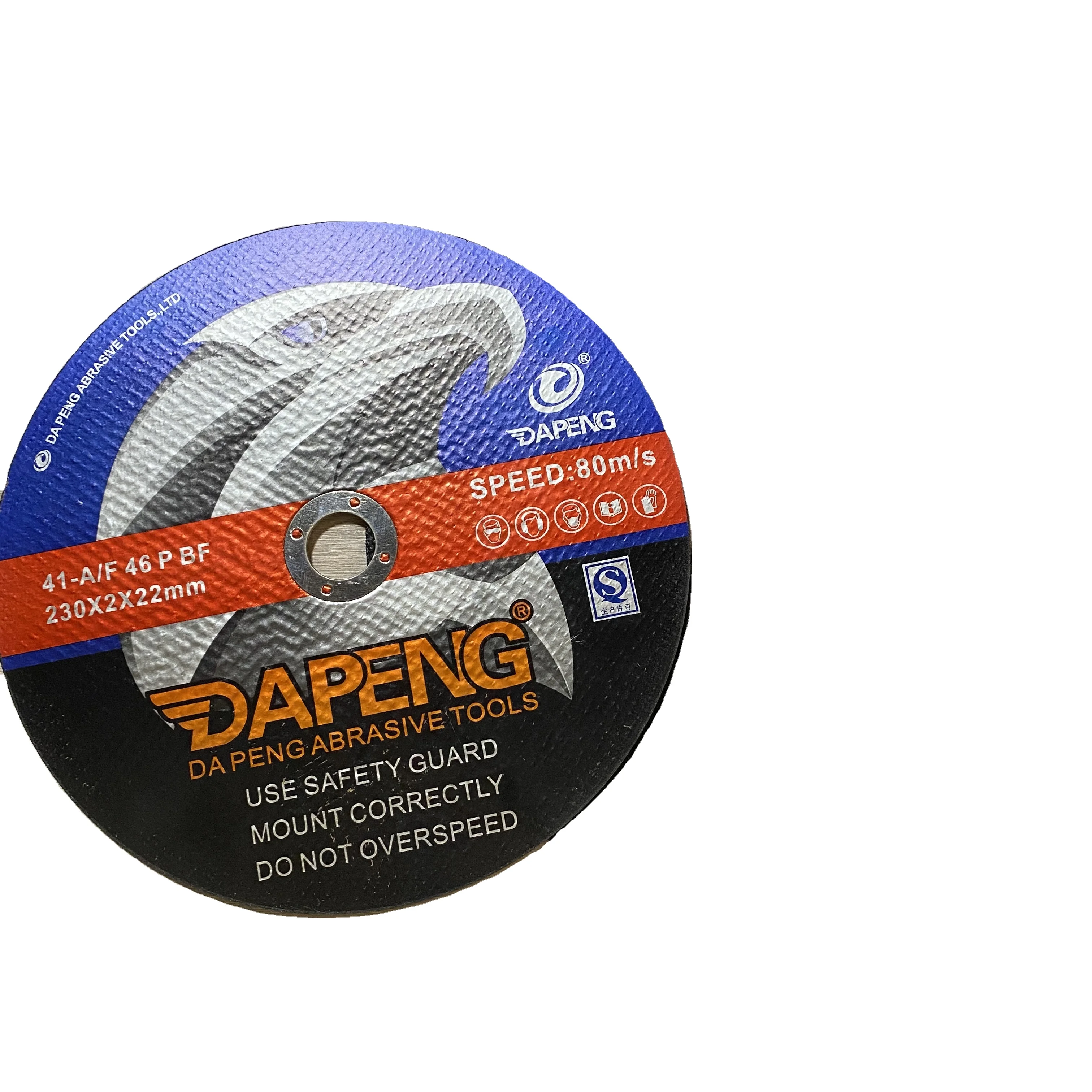 9inch 230*6*22 High quality grinding wheel for stone abrasive cutting disc