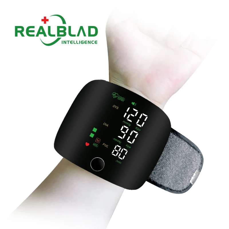 Rechargeable Digital Baumanometer Blood Pressure Meter  Electronic Sphygmomanometer  Wrist Tensiometer watch bp Digital Machine