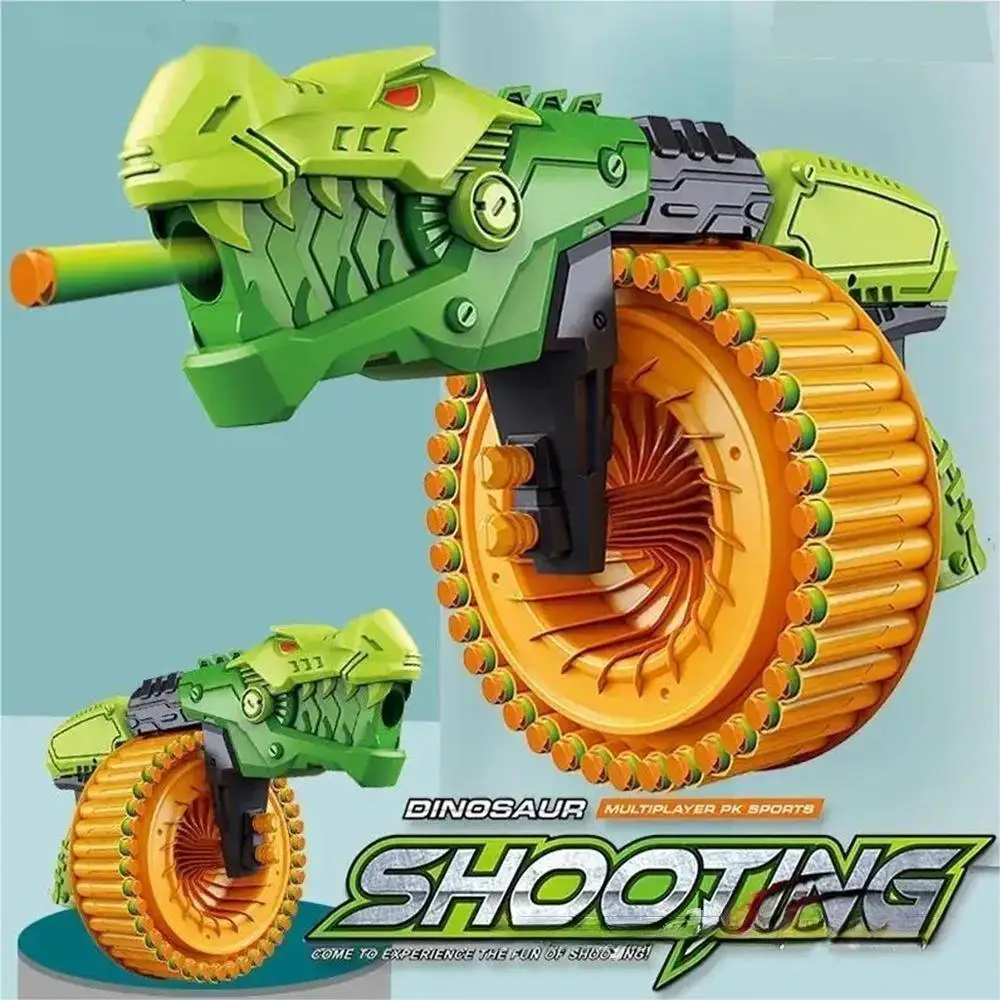 Automatic Toy Foam Blasters with Soft Bullets 40-Dart Electronic Soft Bullet Gun Foam Dart Gun Shooting Games Kids Toy