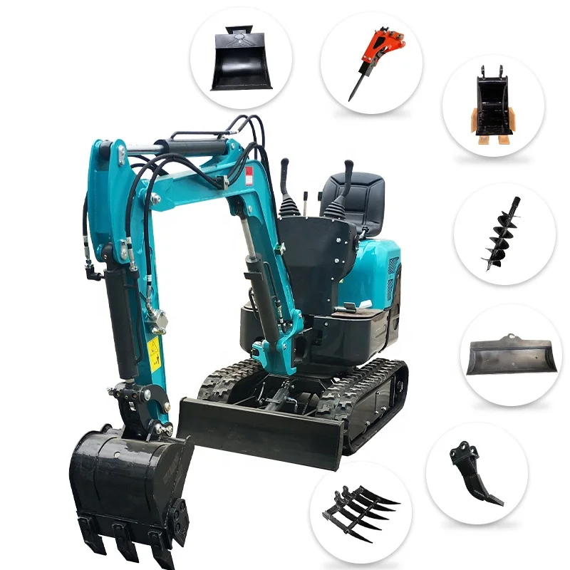 Small China Hydraulic Crawler Mini Excavator 1 Ton 2 Ton Digger Micro Mini Excavator Prices