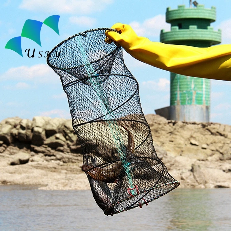 China manufacturers fishing cricket basket eel wire folding fish trap