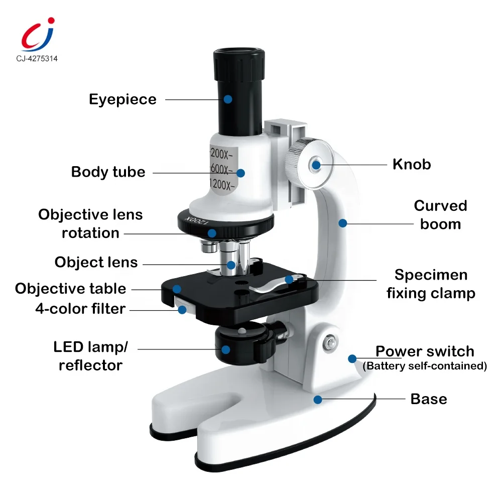 Chengji portable teaching microscope science learning toy set kids educational magnification explore child microscope biology