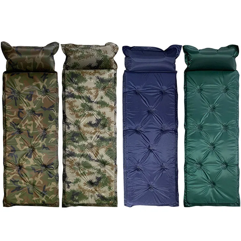 Self Inflating Sleeping Pad Foam Sleeping Mats Insulated Camping Mattress with Pillow for Camping