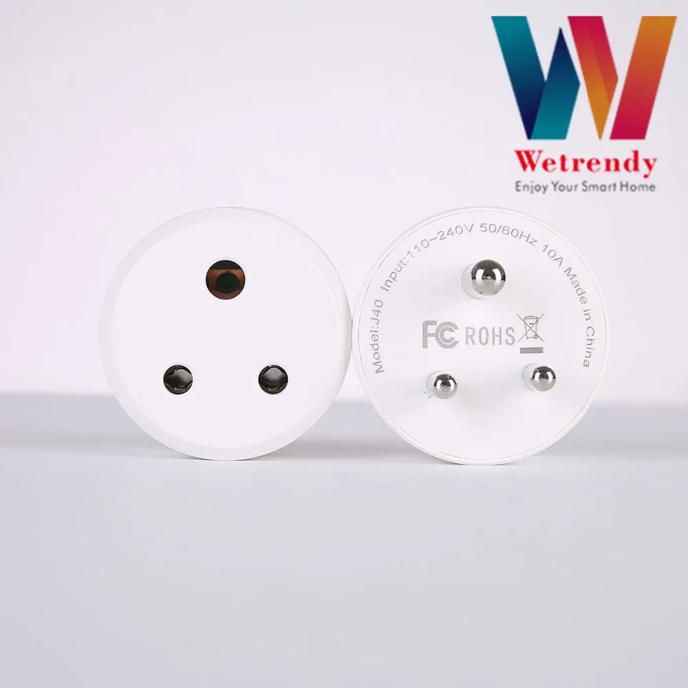 Wi-Fi 3 pin Индия штекер умная розетка домашний вилки, бесплатное приложение TuYa беспроводной пульт дистанционного управления Разъем питания/мини-розетка