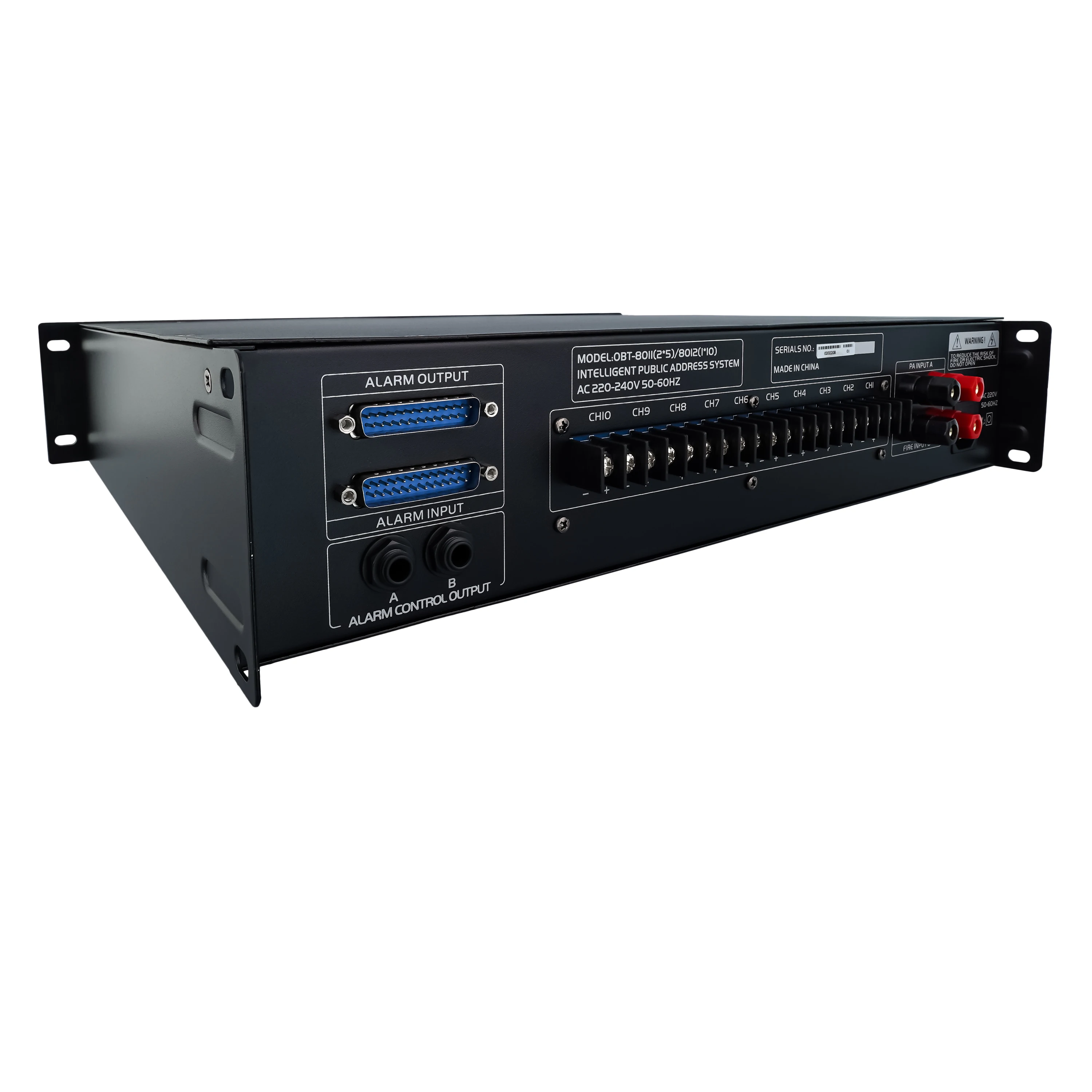 OBT-8012 4x2 Remote Control Digital Optical Toslink Audio Fiber Optic Matrix Controller