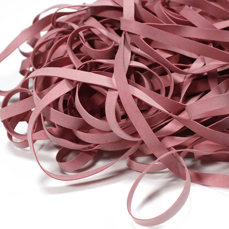 Wholesale Swimwear Accessory 15mm Natural Flat Elastic Rubber Band for Swimsuit